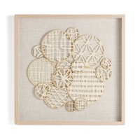 Картина Настенная из папье-маше в рамке Manarola единый размер бежевый AM.PM  фото, kupilegko.ru